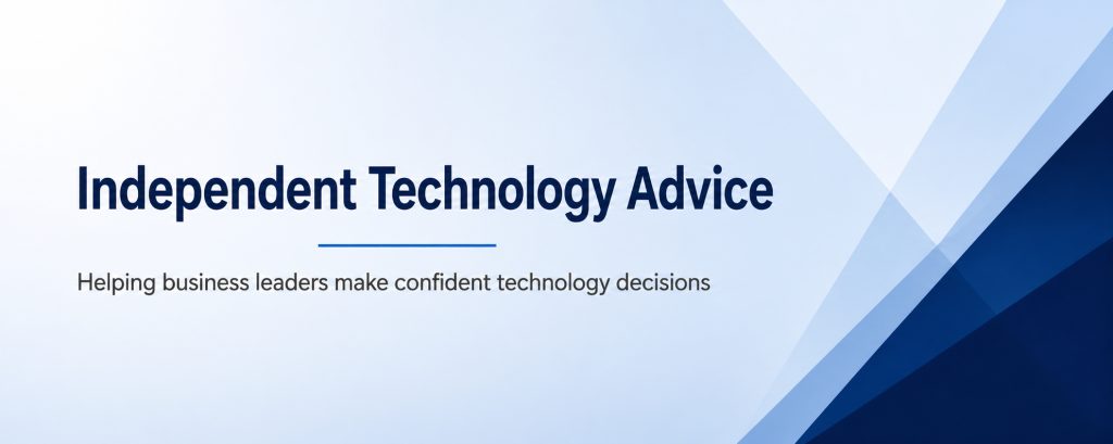 Patrick Grote headed image. Independent Technology Advice.